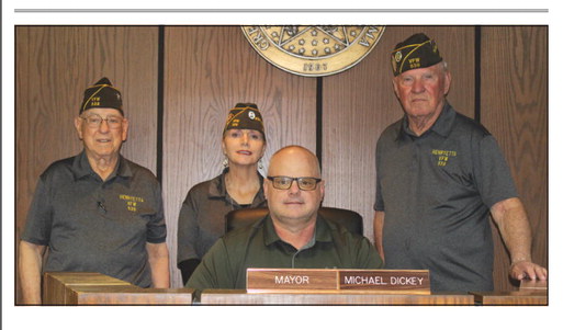 Mayor Signs Buddy Poppy Week Proclamation